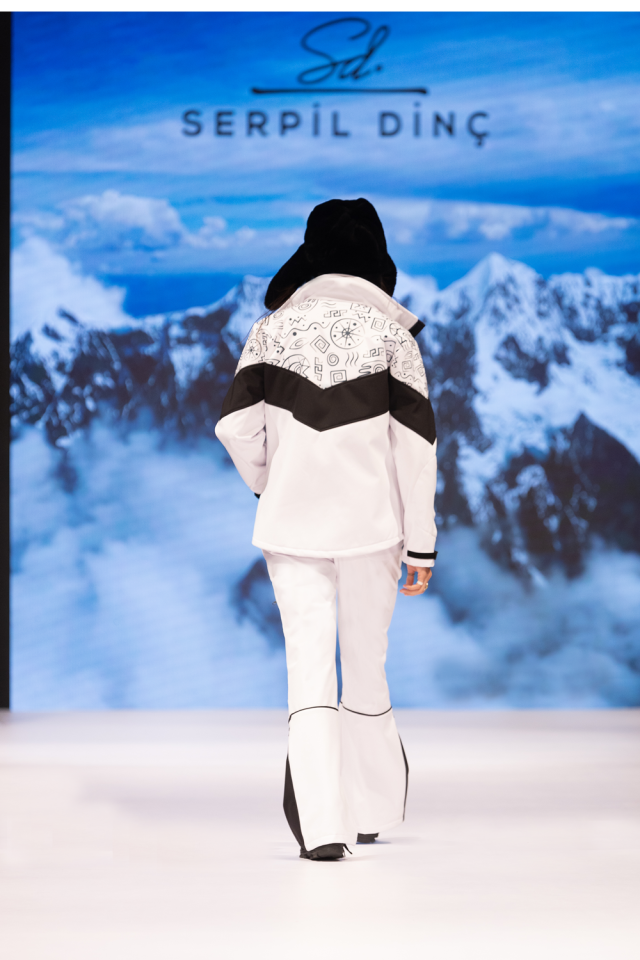 SD Erkek Kayak-Snowboard Beyaz Ceket Pantolon Takım