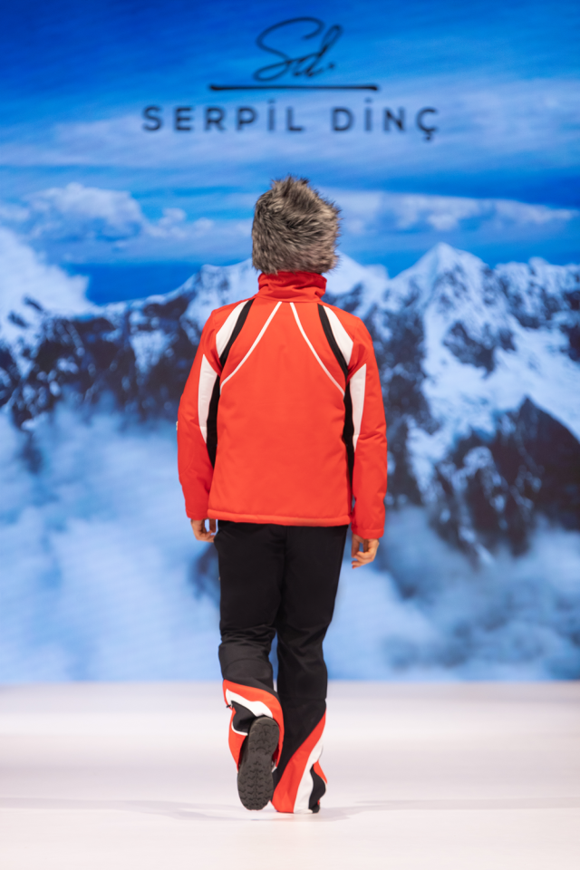 SD Erkek Kayak-Snowboard Kırmızı Ceket Pantolon Takım