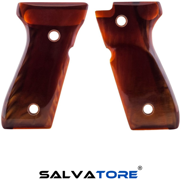 Salvatore Pistol Grips Revolver Grips For Beretta 92/96/98/M9 Full Size Handmade Red Acrylic Gun Accessories Hunting Shooting