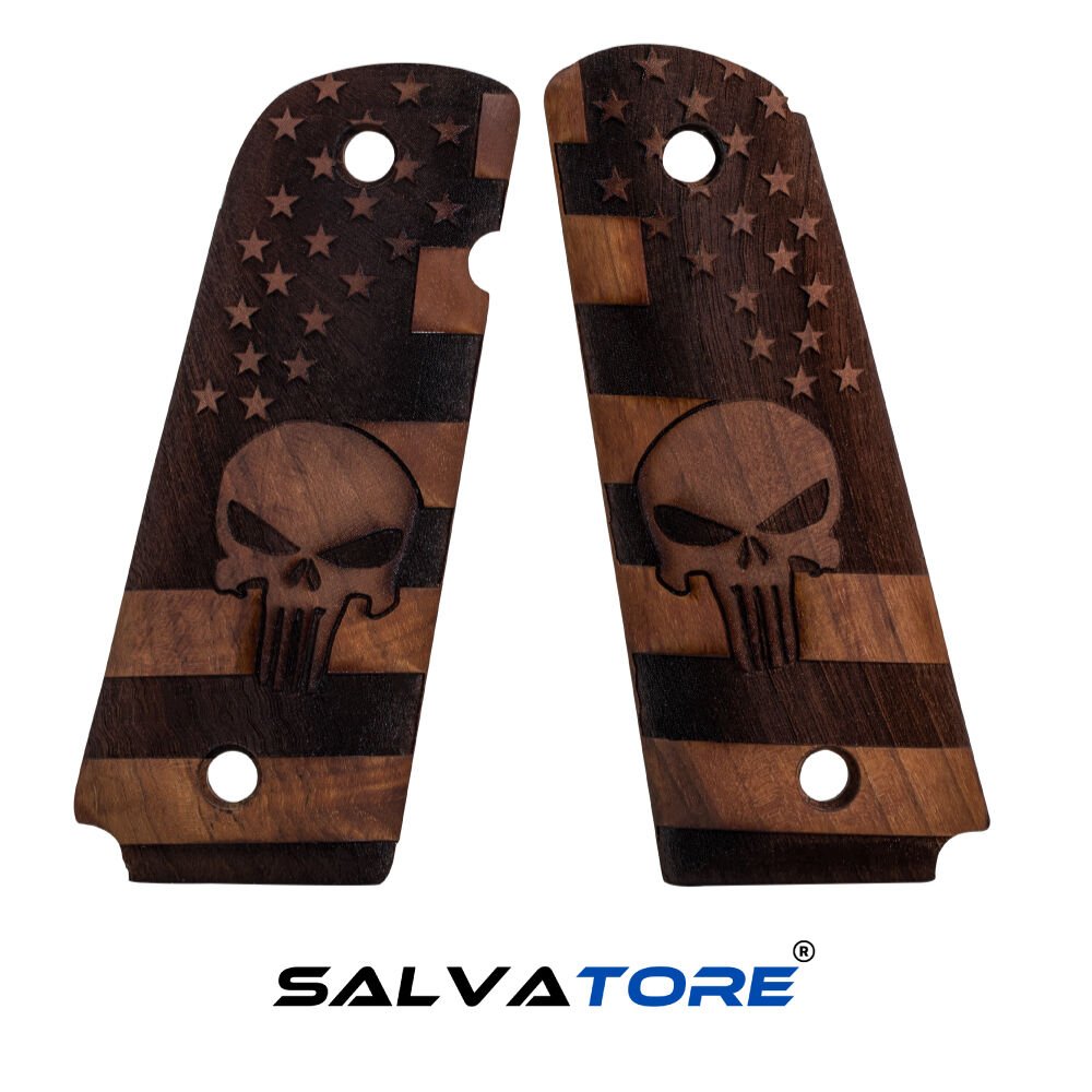 Salvatore Pistol Grips Handle Revolver Grips For COLT 1911 Handmade Walnut Gun Accessories