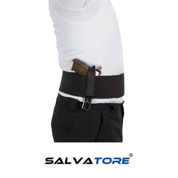 Salvatore Professional Gun Holster - Pistol Case with Leather-Look Bodice Supporter for Gun Owners and Accessories