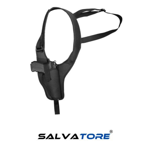 Salvatore Universal 9mm Leather Armpit Axilla Underarm Shoulder Gun Holster Pistol Case for Gun Owners and Accessories