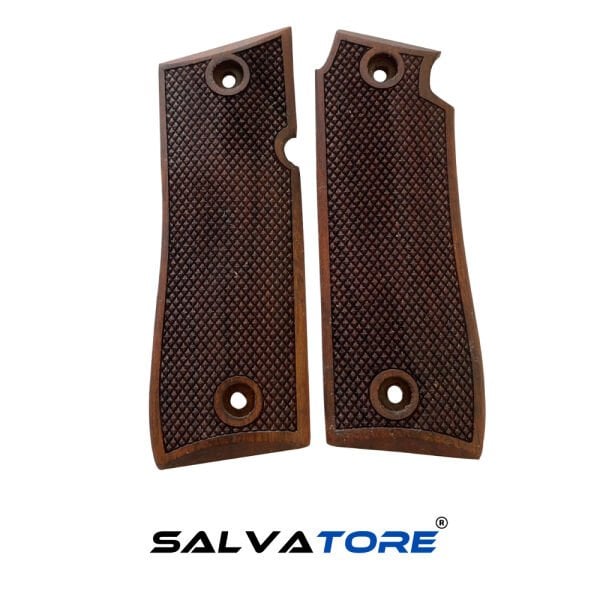 Salvatore Walnut Tactical Patterned Pistol Grip For Colt Mustang Full Size Shooting Gun Accessories