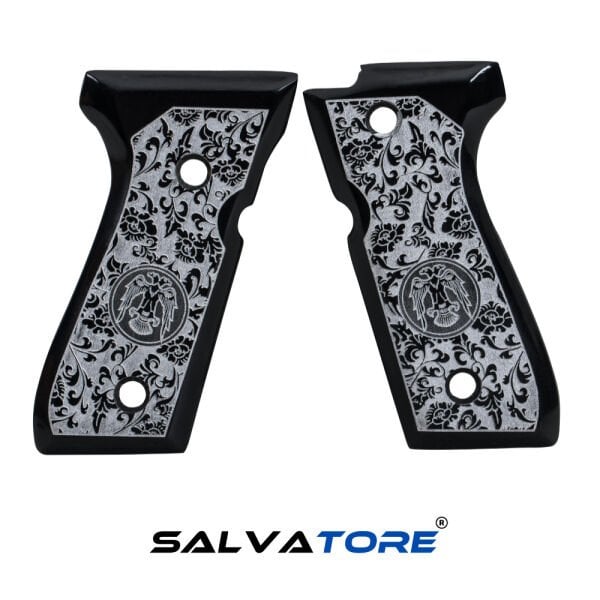 Salvatore Acrylic Handle Grips for Beretta 92, 96, 98 & M9 Tactical Airsoft Equipment Gun Tactical Shooting & Hunting Accessories