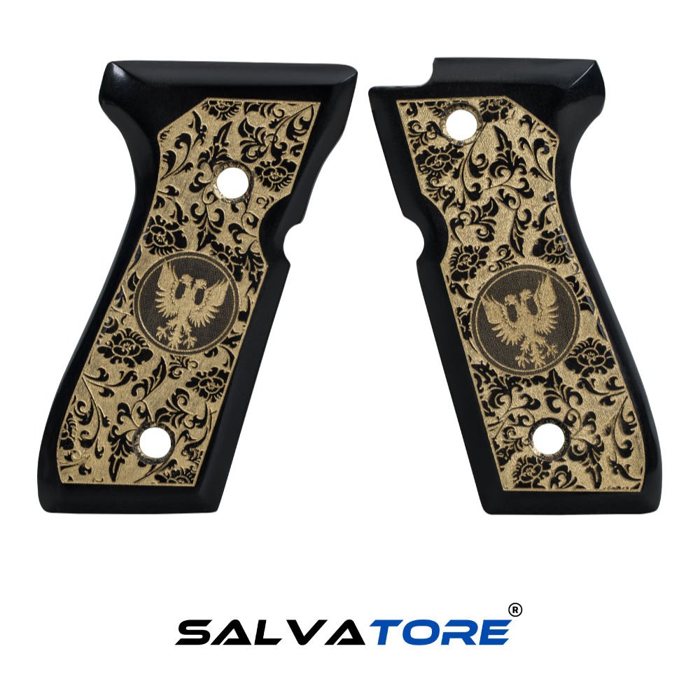 Salvatore Acrylic Handle Grips for Beretta 92, 96, 98 & M9 Tactical Airsoft Equipment Gun Tactical Shooting & Hunting Accessories