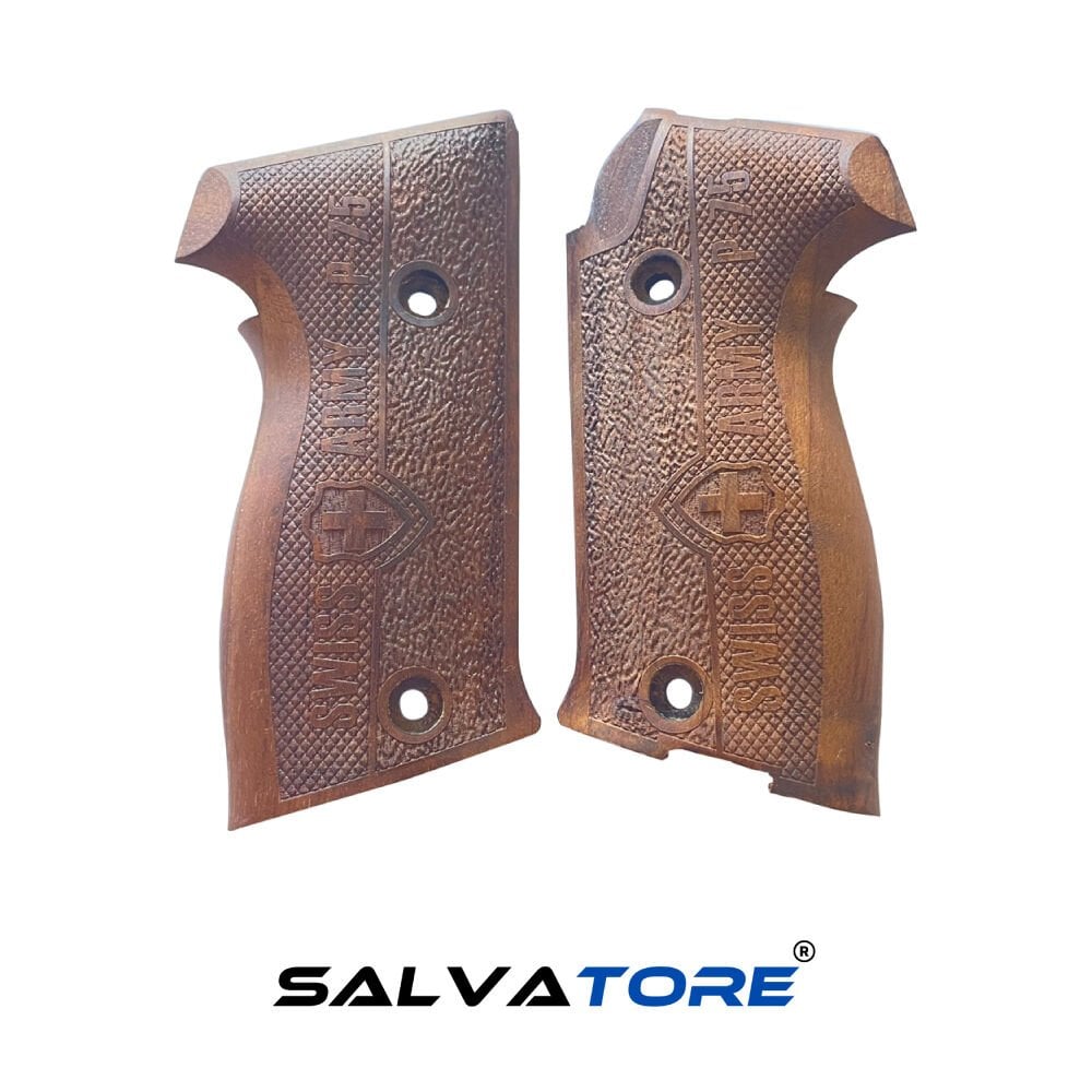 Salvatore Walnut Handle Grips for Sig Sauer P220 - Professional Grade Accessory Tactical Shooting Equipment Pistol Gun