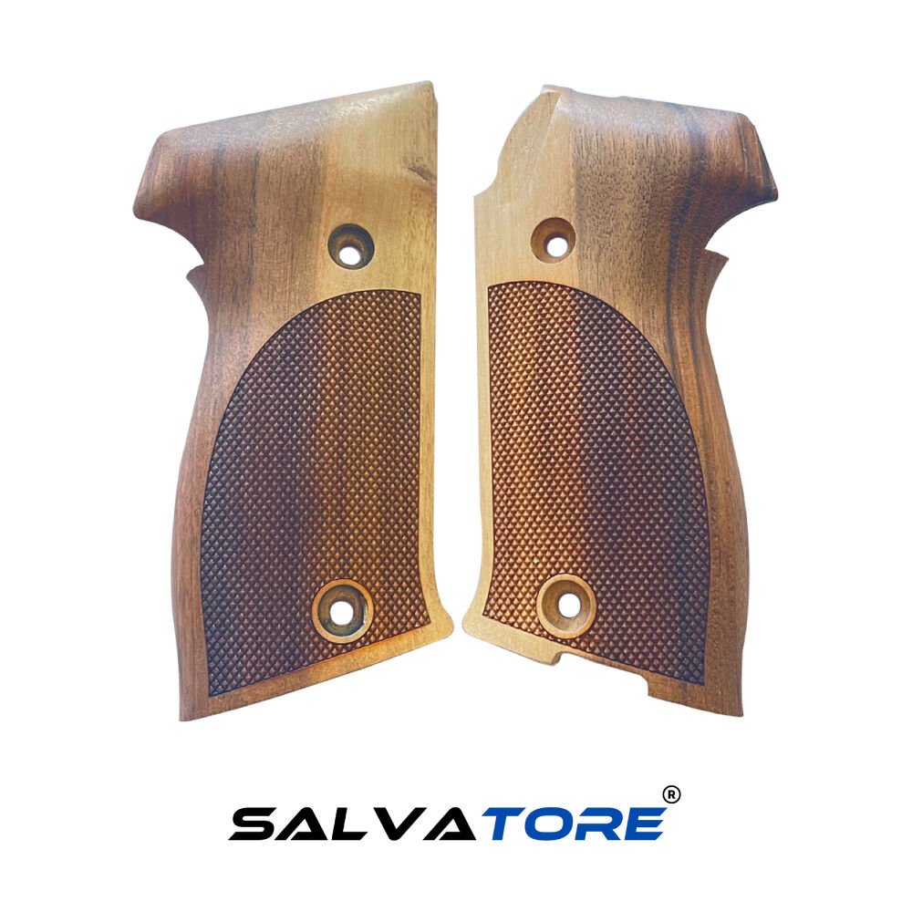 Salvatore Walnut Handle Grips for Sig Sauer P220 - Professional Grade Accessory Tactical Shooting Pistol Gun