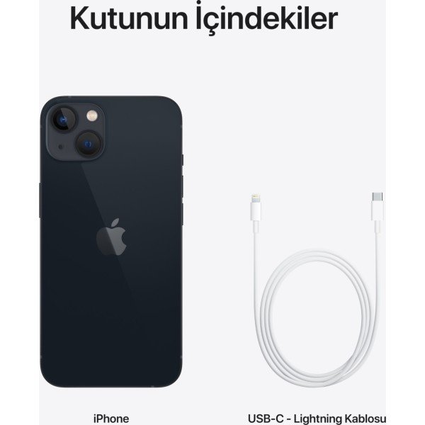 iPhone 13 128 GB Siyah Cep Telefonu (Apple Türkiye Garantili)