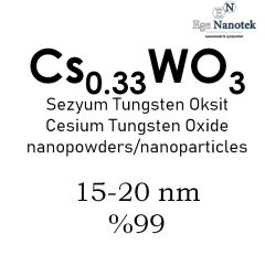 Nano Sezyum Tungsten Oksit Tozu 15-20 nm