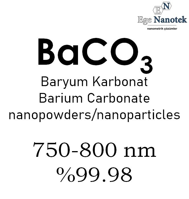 Nano Baryum Karbonat Tozu 750-800 nm