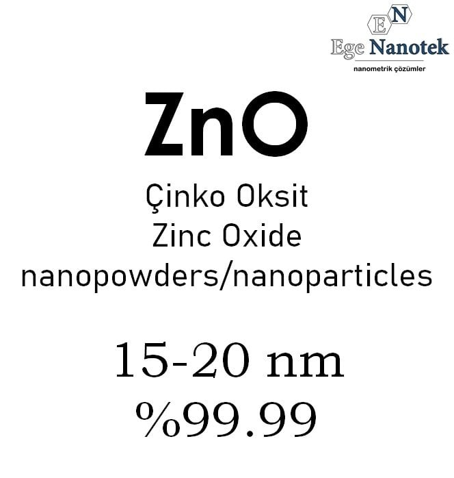 Nano Çinko Oksit Tozu 15-20 nm