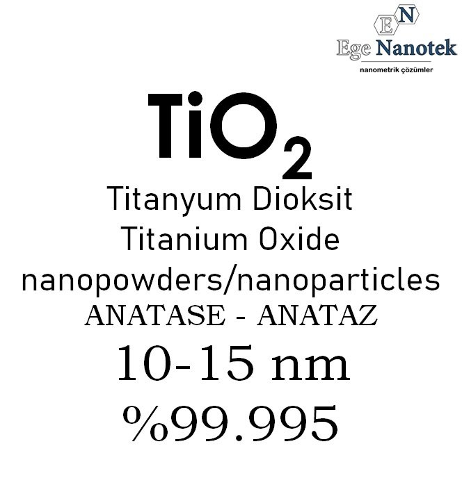 Nano Titanyum Dioksit Tozu Anatas Anatase 10-15 nm