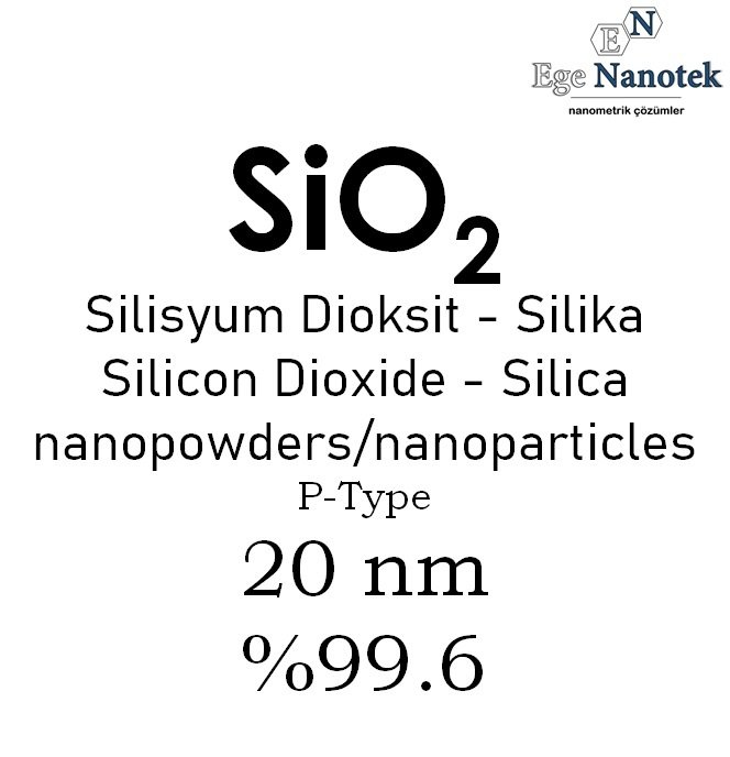 Nano Silisyum Dioksit Tozu 20 nm