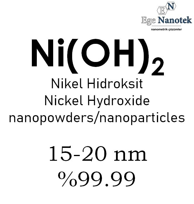 Nano Nikel Hidroksit Tozu 15-20 nm