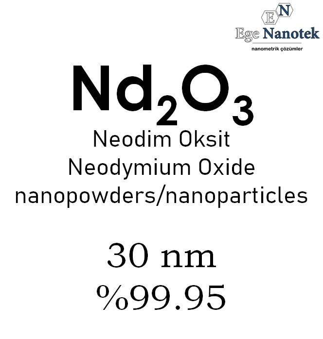 Nano Neodim Oksit Tozu 30 nm