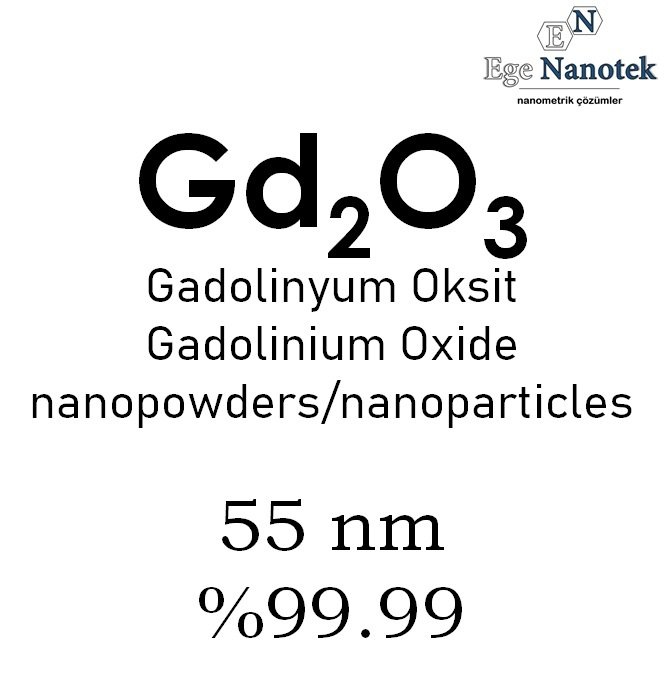 Nano Gadolinyum Oksit Tozu 55 nm