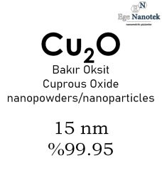 Nano Cuprous Oksit Cu2O Tozu 15 nm