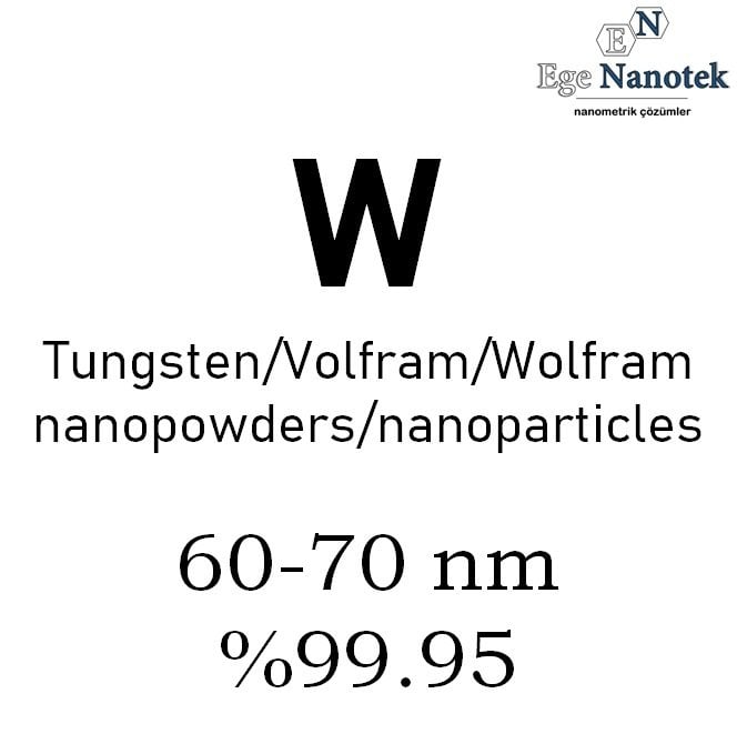 Nano Tungsten Tozu 60-70 nm
