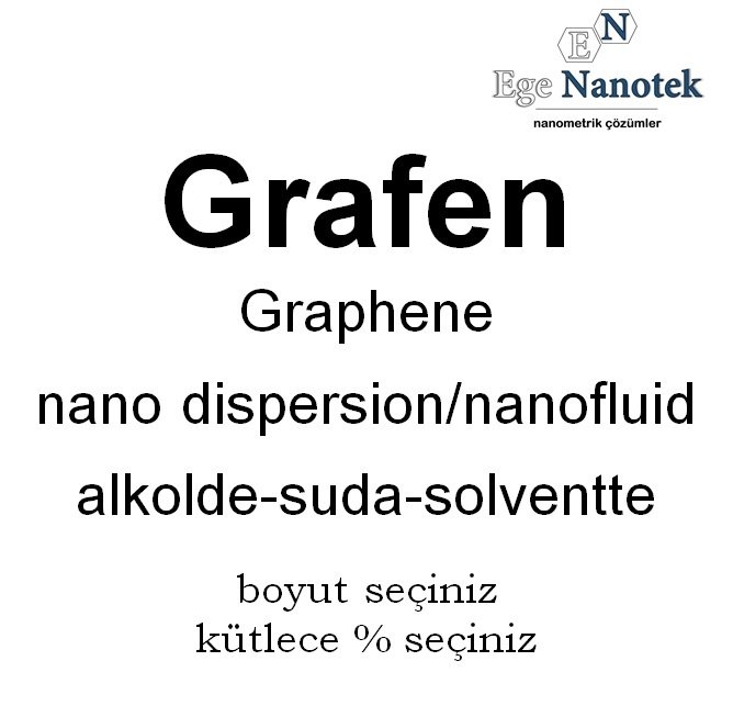 Grafen Dispersiyonu Nano Akışkanı Nano Fluid Suda