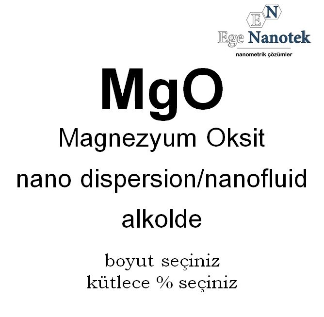 Magnezyum Oksit Nano Akışkanı Nano Fluid Alkolde