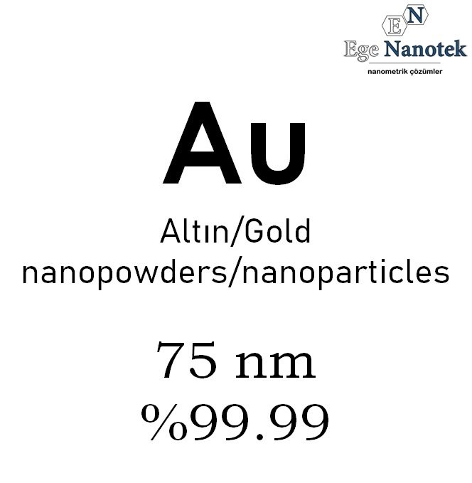 Nano Altın Tozu 75 nm