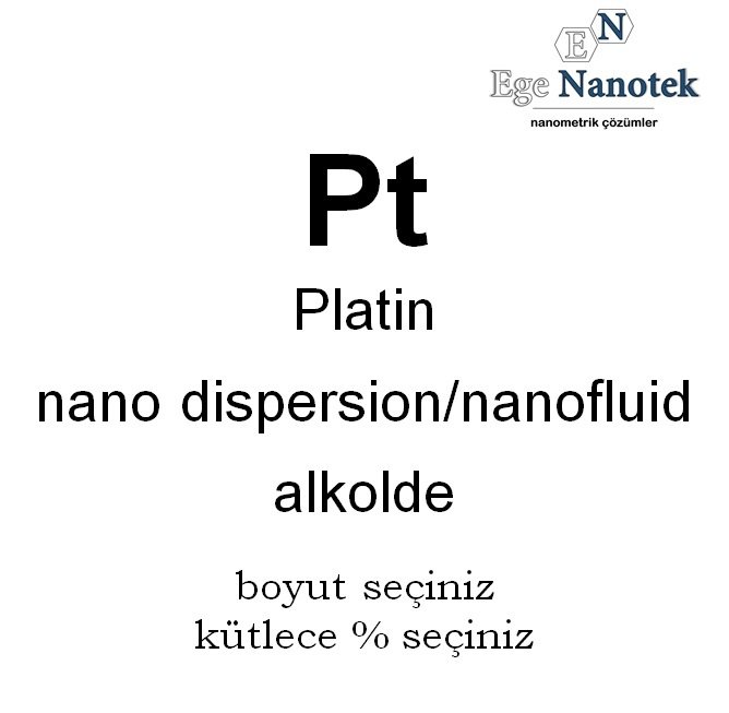 Platin Platinyum Nano Akışkanı Nano Fluid Alkolde