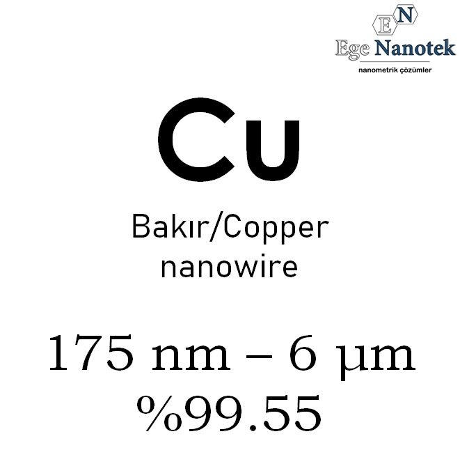 Bakır Nanotel Nanowire 175 nm