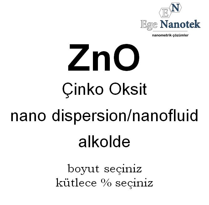 Çinko Oksit Nano Akışkanı Nano Fluid Alkolde