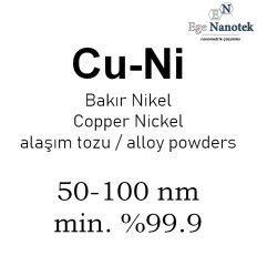 Bakır Nikel Alaşım Tozu 50-100 nm min. %99.9