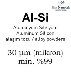 Alüminyum Silisyum Alaşım Tozu 30 mikron min. %99