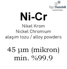 Nikel Krom Alaşım Tozu 45 mikron min. %99.9
