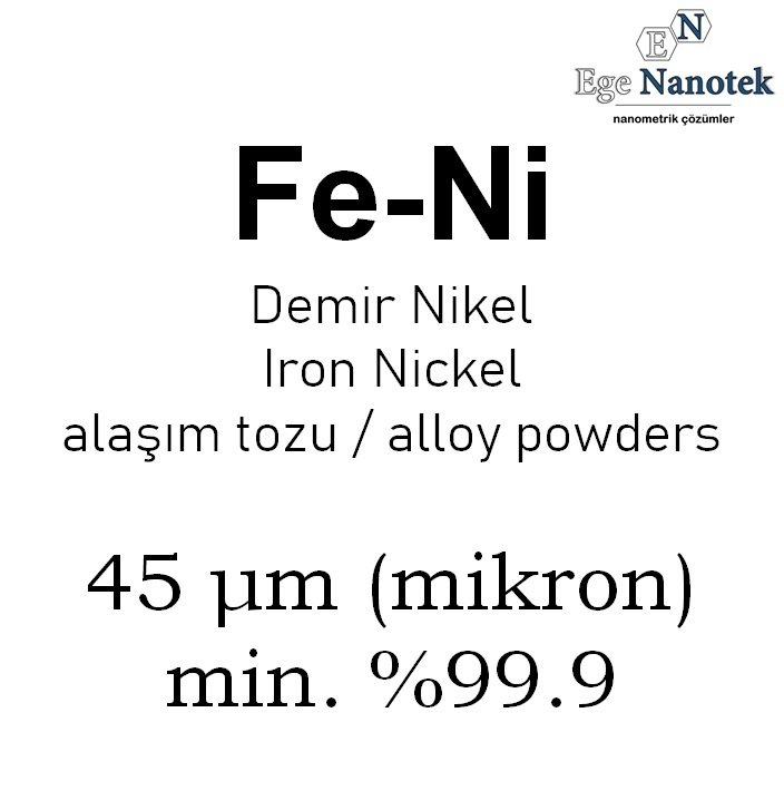 Demir Nikel Alaşım Tozu 45 mikron min. %99.9