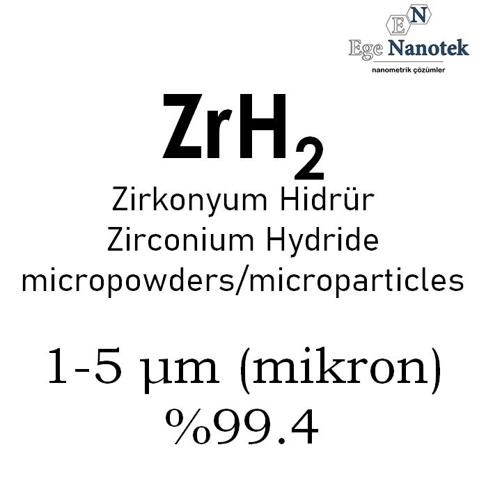 Mikronize Zirkonyum Hidrür Tozu 1-5 mikron