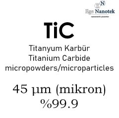Mikronize Titanyum Karbür Tozu 45 mikron