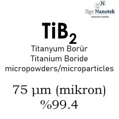 Mikronize Titanyum Borür Tozu 75 mikron