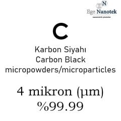 Mikronize Karbon Siyahı Karbon Black Tozu 4 mikron %99.99