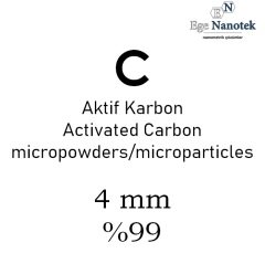 Mikronize Aktif Karbon Tozu 4 mm