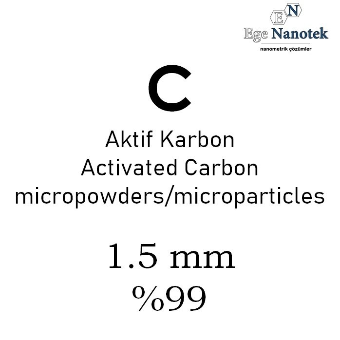 Mikronize Aktif Karbon Tozu 1.5 mm