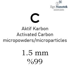 Mikronize Aktif Karbon Tozu 1.5 mm