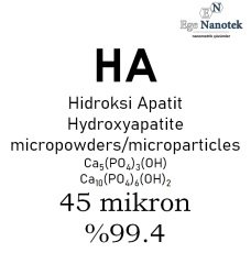 Mikronize Hidroksiapatit Tozu 45 mikron