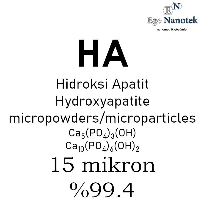 Mikronize Hidroksi Apatit Tozu 15 mikron