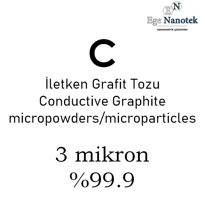 Mikronize İletken Grafit Tozu 3 mikron