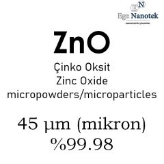 Mikronize Çinko Oksit Tozu 45 mikron