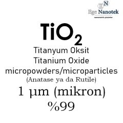 Mikronize Titanyum Dioksit Tozu 1 mikron