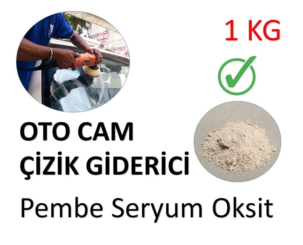 Araba Camı Çizik Giderici Pembe Seryum Oksit - 1 KG