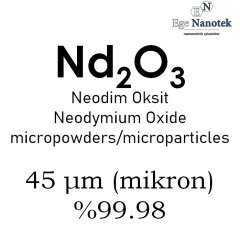 Mikronize Neodim Oksit Tozu 45 mikron