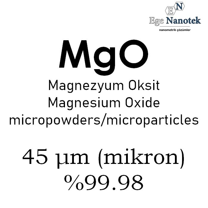 Mikronize Magnezyum Oksit Tozu 45 mikron