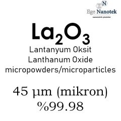 Mikronize Lantalyum Oksit Tozu 45 mikron