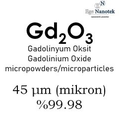 Mikronize Gadolinyum Oksit Tozu 45 mikron