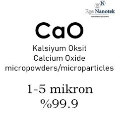 Mikronize Kalsiyum Oksit Tozu 1-5 mikron